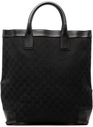 Gucci Pre-owned Tote Bags, female, Black, Size: ONE SIZE Pre-owned Tote Bag