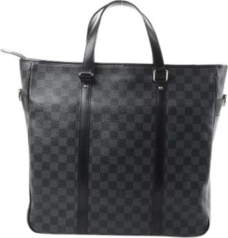 Louis Vuitton Pre-owned Tote Bags, male, Black, Size: ONE SIZE Pre-owned Tadao PM