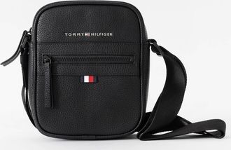 Tommy Hilfiger Mens Tommy Hilfiger Essential PU Mens Mini Reporter Bag - Black - Size: ONE size