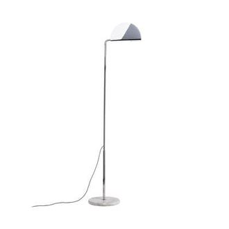 DCW Éditions Paris Floor lamp Mezzaluna - Metal - Marble - Designer Bruno Gecchelin