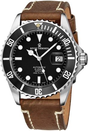Revue Thommen Diver Automatic Black Dial Mens Watch 17571.2537