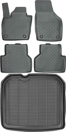 OEM Juego De Alfombrillas Para Coche Y Maletero Para Audi Q3 Crossover (2011-2018)