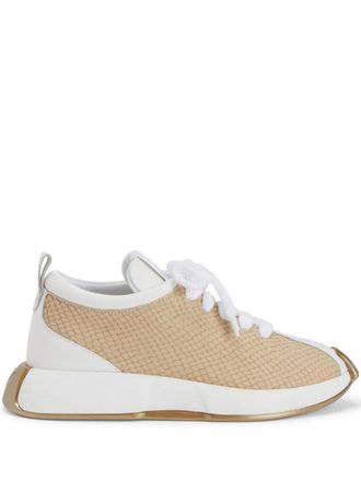 Giuseppe Zanotti Ferox sneakers - women - Leather - 37 - Neutrals