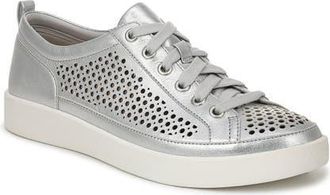 Vionic Winny Perf Sneaker in Silver at Nordstrom, Size 6.5