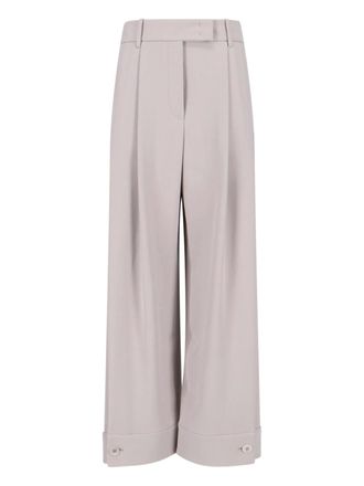 Giorgio Armani Wide-Leg Pants - Grey