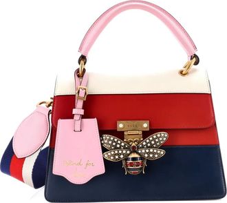 Gucci Queen Margaret Top Handle Bag Colorblock Leather Small satchel - Veelkleurig
