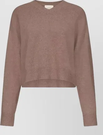 Loulou Studio cashmere v-neck boxy sweater