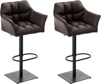 Clp Clp - Set De 2 Taburetes De Bar Damaso Marr&oacute;n Negro