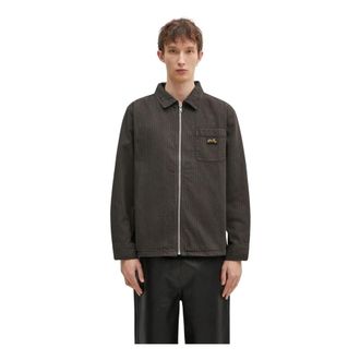 Stan Ray Zip Shirt - Heren - Zomerjassen - Grijs - M - Katoen - Jassen