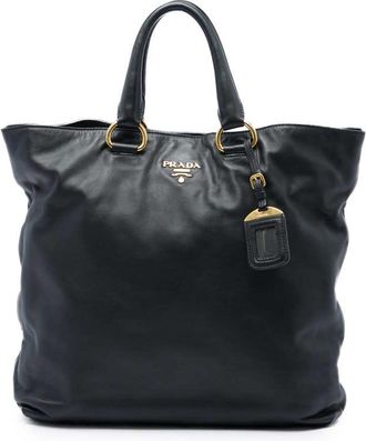 Prada Pre-owned Prada Soft Calf Open Convertible Tote Ladies SDCHBU813I5YLO6R