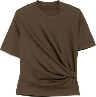 JNBY T-shirt plissé - Marrone