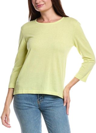 Forté Cashmere Coastal Silk & Cashmere-Blend Sweater