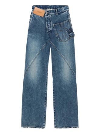 J.W.Anderson twisted workwear jeans - Blue