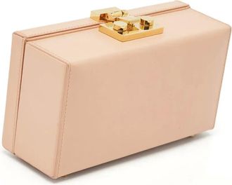 Saint Laurent Leren clutch - Beige