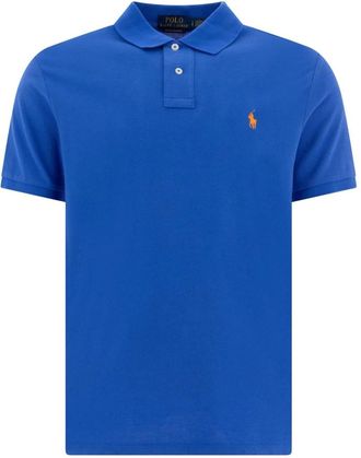 Polo Ralph Lauren Klassiek Passend Zacht Katoenen Poloshirt - Heren - Polos - Blauw - S - Katoen - Tops