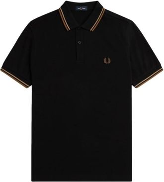 Fred Perry Heren, Tops, Zwart, Maat: 3XL