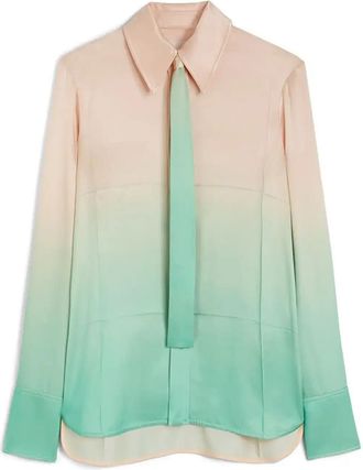 Jil Sander Tie-Detail Shirt - Womens - Viscose/Fabric