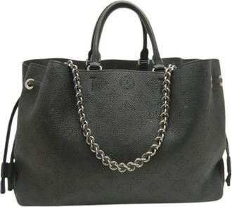 Louis Vuitton Pre-owned Mahina Tote Bag - Dames - Vintage Shopper - Zwart - ONE Size - Leer - Vintage