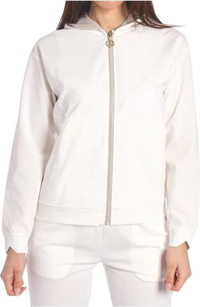 People of Shibuya Zip Hoodie - Dames - Zomerjassen - Wit - XS - Katoen - Jassen