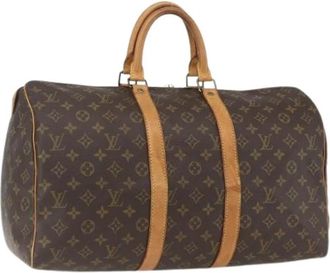 Louis Vuitton Pre-owned Weekendtas - Dames - Vintage Weekendtas - Bruin - ONE Size - Vintage