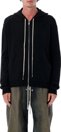 Rick Owens Black Zipped Hoodie