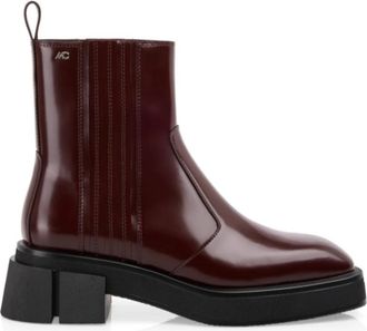 Marc Cain Chelsea Boots - Dames - Enkellaarsjes - Paars - 38 EU - Leer - Schoenen