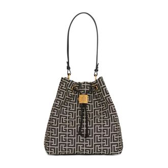 Balmain Sync Monogram Backpack - female - Balmain - Bucket Bags - Multicolor - ONE SIZE - Bags