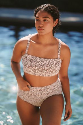 Andie Swim Swim Plus High-Waist Bikini Bottoms