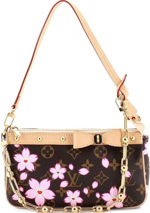 Louis Vuitton x Takashi Murakami Pochette Accessoires NM Limited Edition Cherry Blossom Monogram shoulder bag - Marrone
