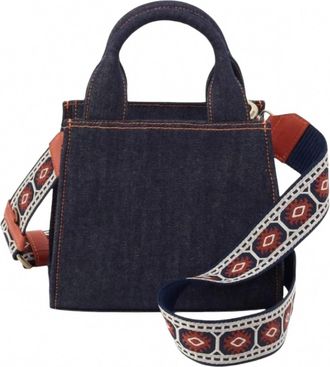 Hobo Womens Cass Small Tote Bag In Dark Denim