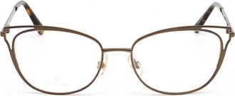 Swarovski SK5260049 Metal Frame Eyeglasses - Brown