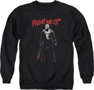 Gildan Friday The 13th Chchch Ahahah Adult Crewneck Sweatshirt