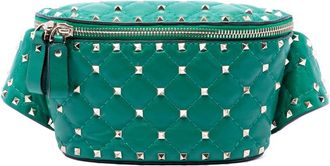 Valentino Pre-owned Valentino Nappa Rockstud Spike Belt Bag Ladies LLVUJXJSDZZ3VGHH