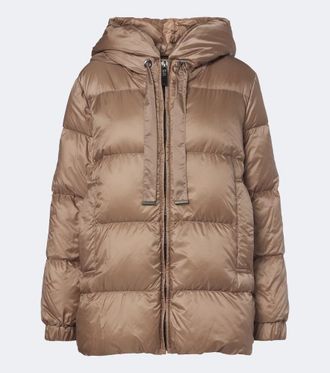 Max Mara The Cube hooded quilted down jacket