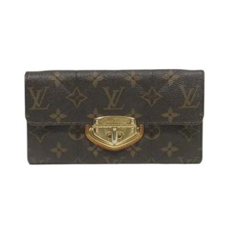 Louis Vuitton Pre-owned Portafoglio lungo Monogram (bi-fold) - - Pre-owned - Donna - Marrone - ONE SIZE