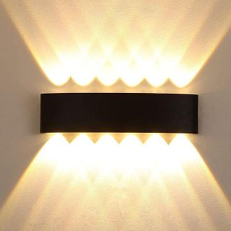 OEM Aplique Led Moderno Para Pared, Apto Para Interiores Y Exteriores, Iluminaci&oacute;n De Porches, Iluminaci&oacute;n Ascendente Y Descendente, Ideal Para Dormitorio