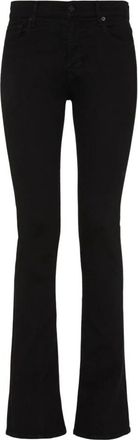 7 For All Mankind Rinsed Black Bootcut Jeans - Dames - Bootcut Jeans - Zwart - W29 - Jeans