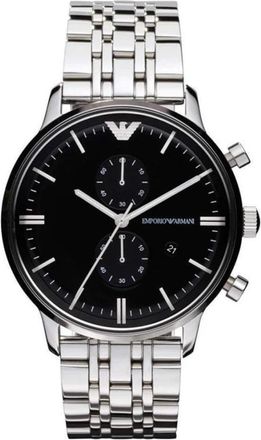 Emporio Armani Chronograaf Horloge - Heren - Horloges - Grijs - ONE Size - Accessoires