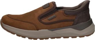 Rieker Sportief - Heren - Sneakers - Bruin - 46 EU - Leer - Schoenen