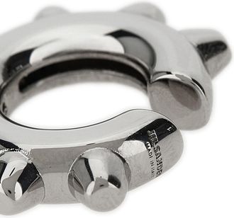Jil Sander Womens Silver Brass Earrings