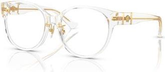 Versace 53mm Phantos optical glasses in Transparent at Nordstrom