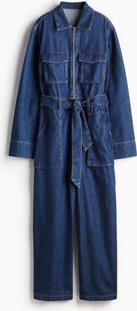 H&M Boilersuit aus Denim im Utility-Look - Blue