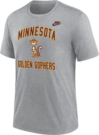 Nike Minnesota Golden Gophers Nike Mens Football Tri-Blend T-Shirt in Grey | M21372P396MINN-DGH