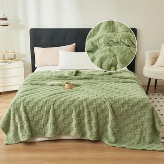 OEM Manta Polar Lisa, De Franela Suave Y Ligera, Manta C&aacute;lida Para Todas Las Estaciones, Ideal Para Viajes, Sof&aacute; O Cama, Dimensiones 200 X 230 Cm, Color V