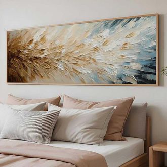Dmora Cuadro Mirevalo, Estructura De Madera Noble, 50x120h Cm Multicolor
