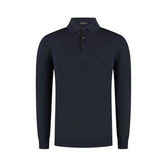 Zanone Round-neck Knitwear, male, Black, Size: 3XL Sweater