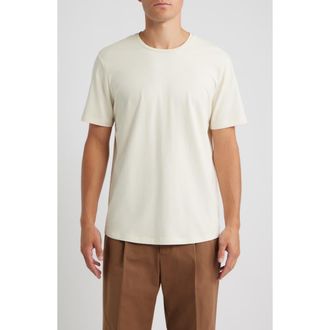 Open Edit Crewneck Stretch Cotton T-Shirt in Ivory Dove at Nordstrom, Size Xx-Large