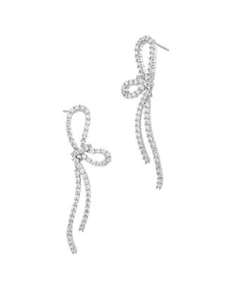 Savvy Cie Jewels Cz Drop Earrings