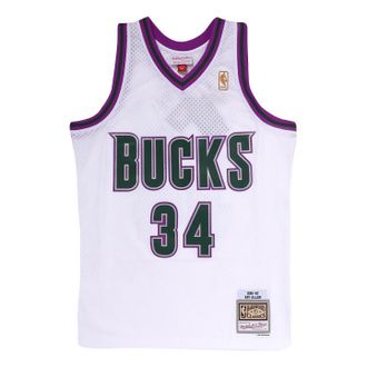 Mitchell & Ness NBA Swingman Jersey Milwaukee Bucks - Ray Allen 1996-97 SMJY3134-MBU96RALWHIT