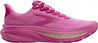 Brooks Womens Ghost 17 Shoes In Pink/fuchsia/gold
